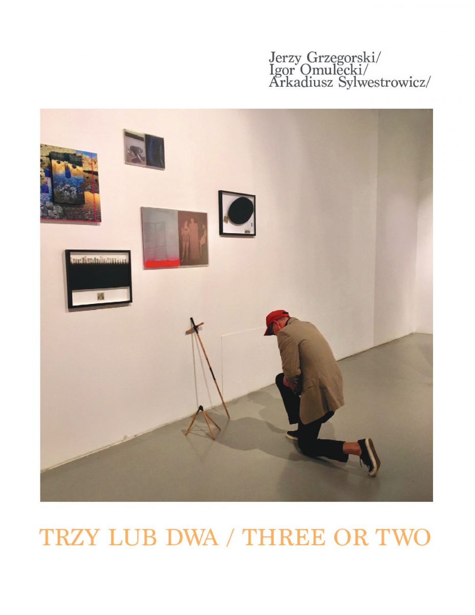 Three or Two. Exhibition catalogue photo